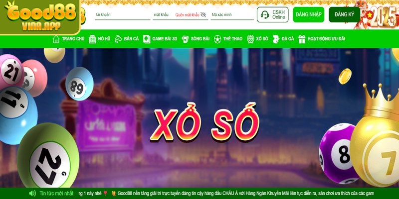 Xổ số Good88 mang đến cho người chơi trải nghiệm mới mẻ và hấp dẫn